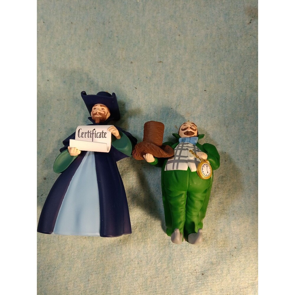 Hallmark The Wizard of Oz Munchkinland Mayor and Coroner Keepsake Ornament 1997